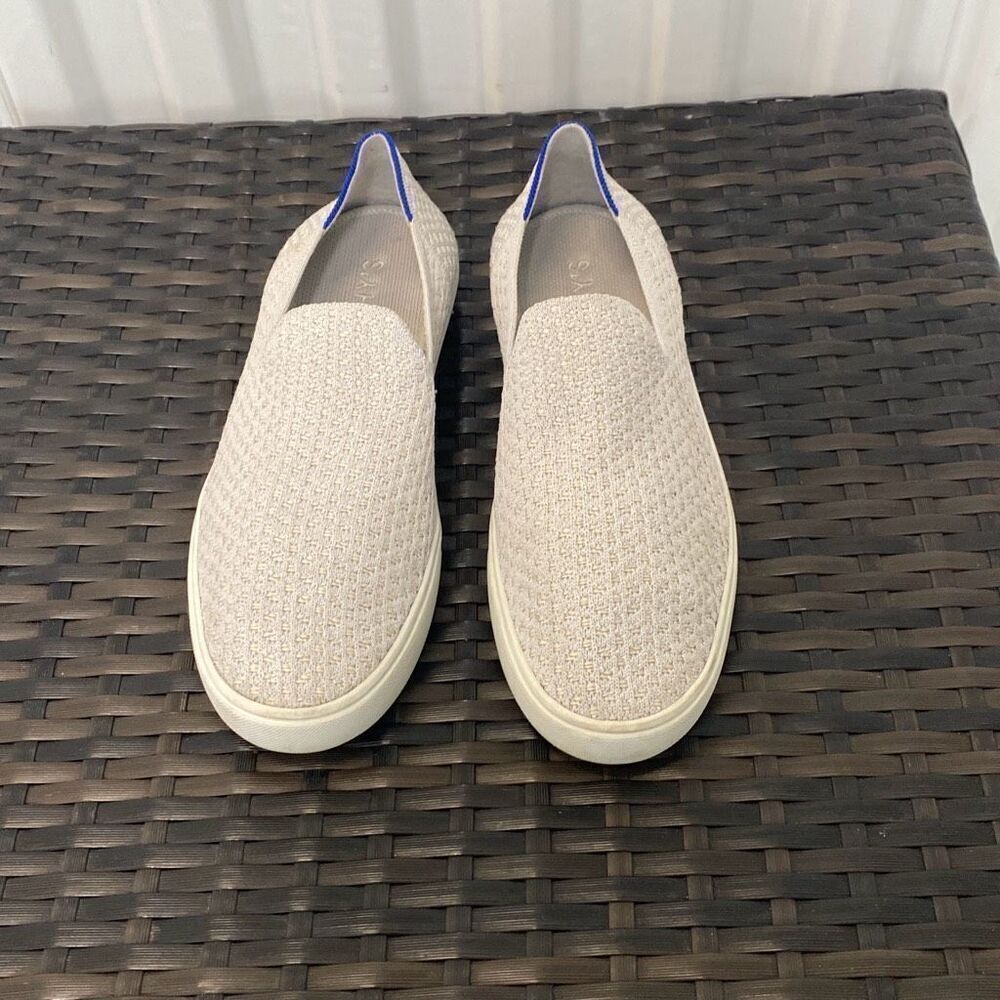 Rothy’s original sneakers salt honeycomb women’s size 9.5